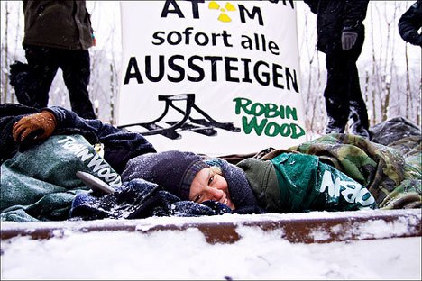 Nach Widerspruch: Milderes Urteil gegen Robin-Wood-Aktivisten