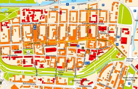 Kostenloser Stadtplan von Greifswald