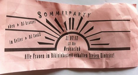 mensaclub sommerparty