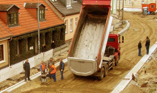 Vollsperrung Baustelle Gützkower Straße Greifswald