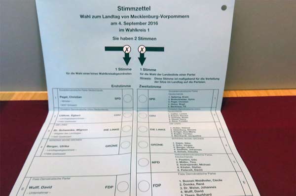stimmzettel landtagswahl mv 2016
