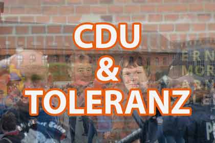 Die CDU und die Toleranz