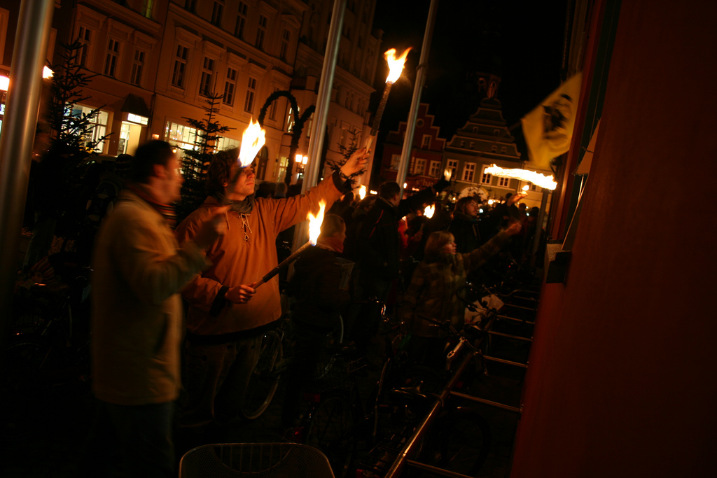 Demonstration für den Erhalt der Straze - 14.12.2009