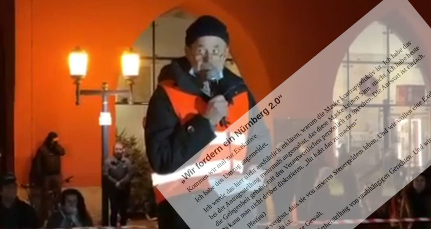 „Wir fordern ein Nürnberg 2.0“ —Redebeitrag einer Corona-Demonstration in Greifswald